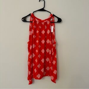 NWT J Crew High Neck Pink Blouse